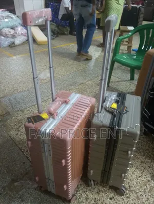 Aluminium Plastic Suitcases. Small.( Gold)