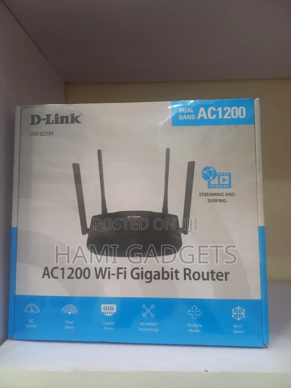 Dlink Ac1200 Wifi Gigabit Router Dir 825M