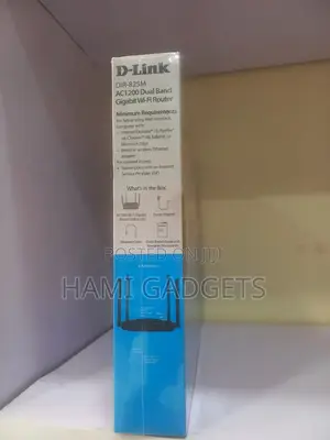 Dlink Ac1200 Wifi Gigabit Router Dir 825M