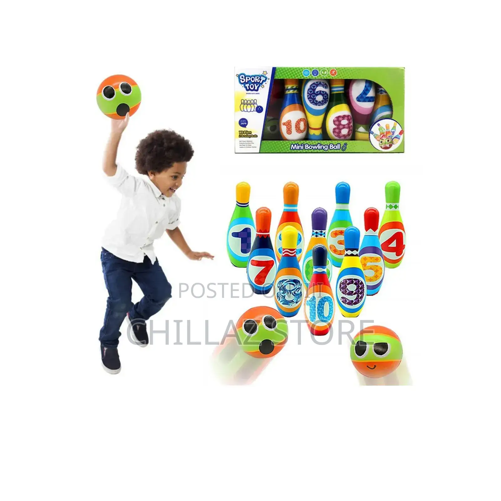 Kids Bowling Play Set.
