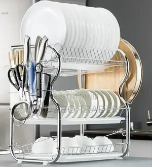 3 Layer Stainless Steel Dish Rack
