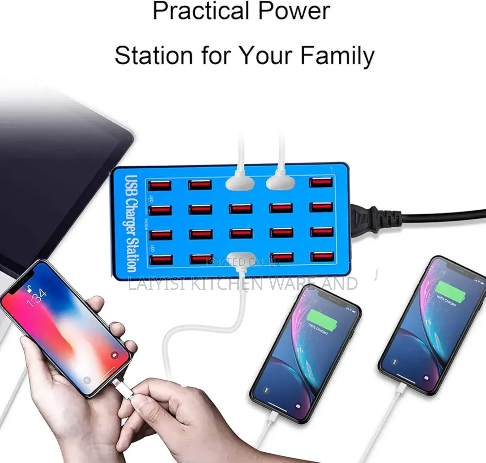 20 Port USB Station Design, Multi-port Charger, Strong