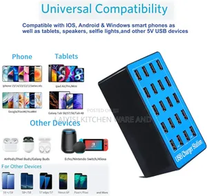 20 Port USB Station Design, Multi-port Charger, Strong