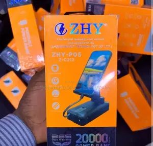 Original ZHY 20000mah With Phone Stand Holder Power Bank