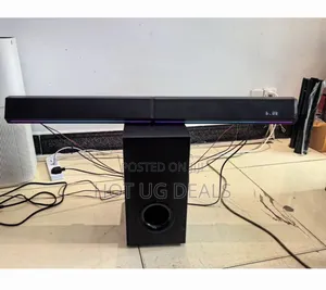 Smartplus 2.1 Wired Powerful Soundbar and Subwoofer -Black