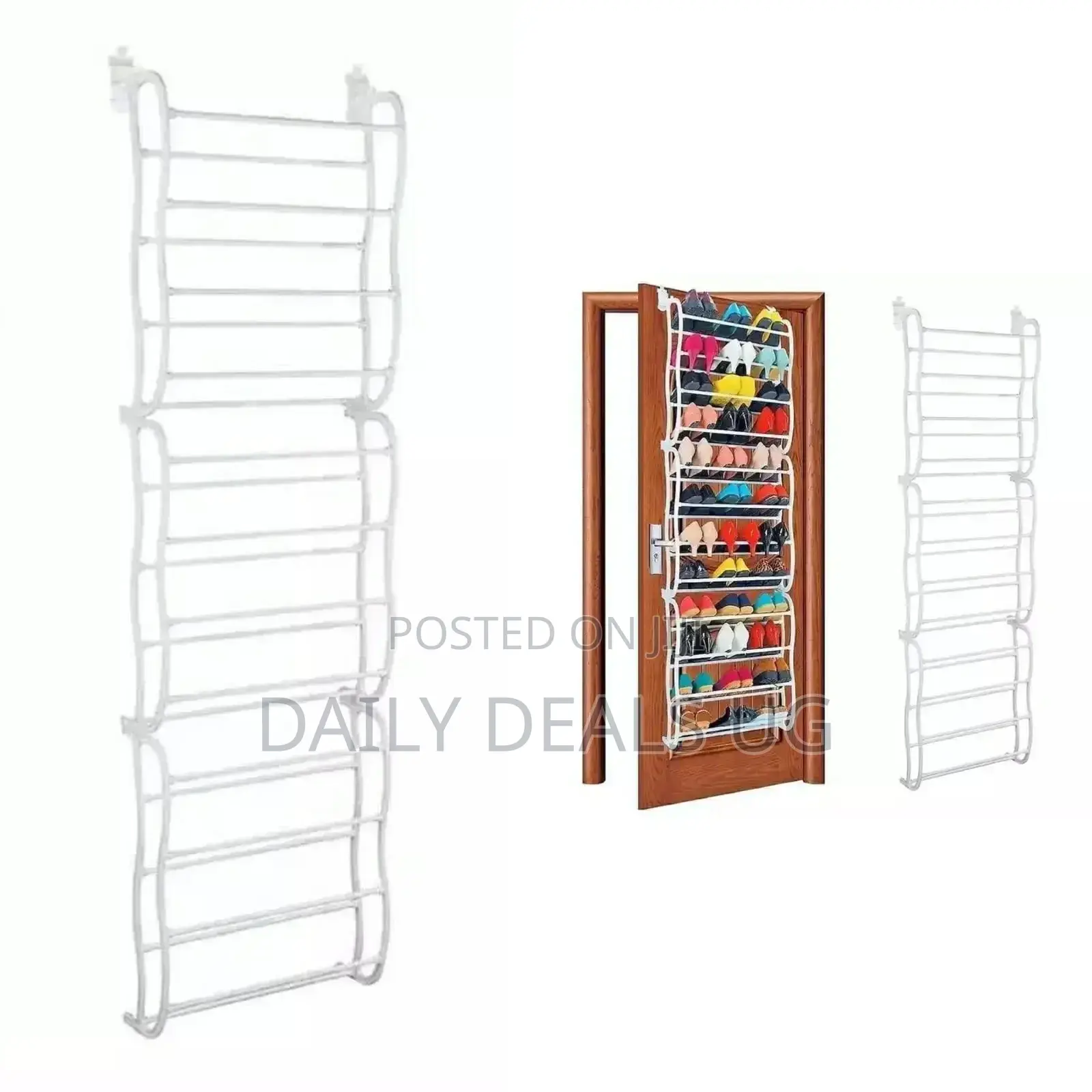 Metallic Door Shoe Rack