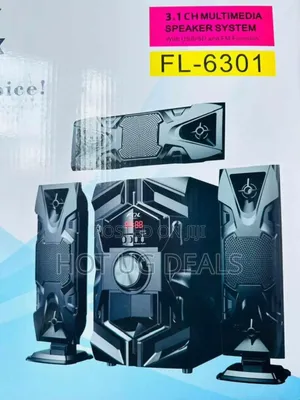 3in1 Fol Multimedia Bluetooth Woofer, Fm Radio - Black