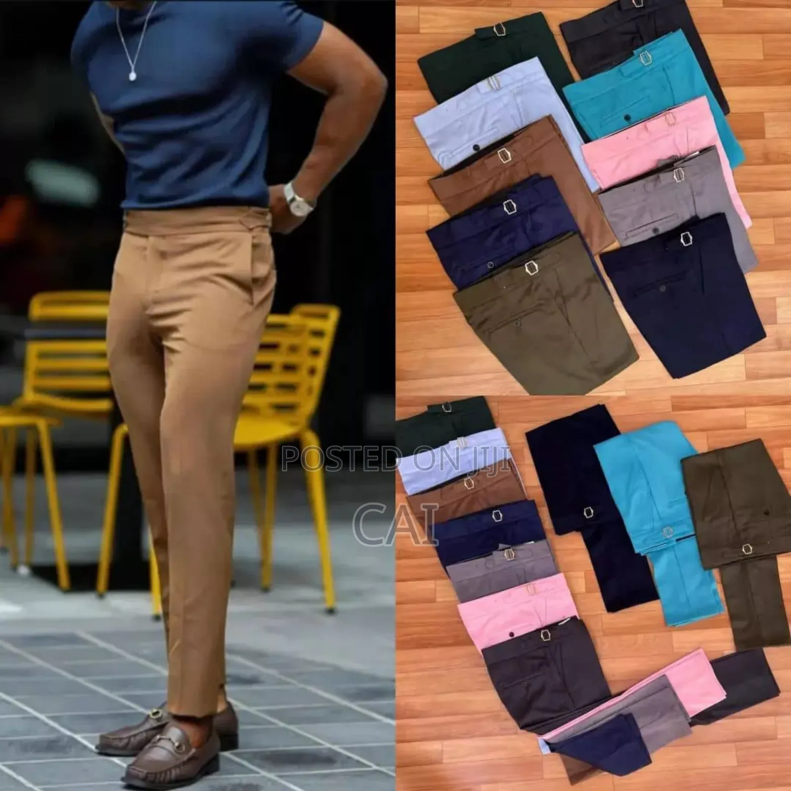 Fashionable Beltless Pants