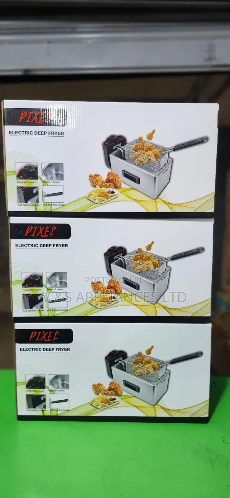 Pixel Electric Deep Fryer Single New Model