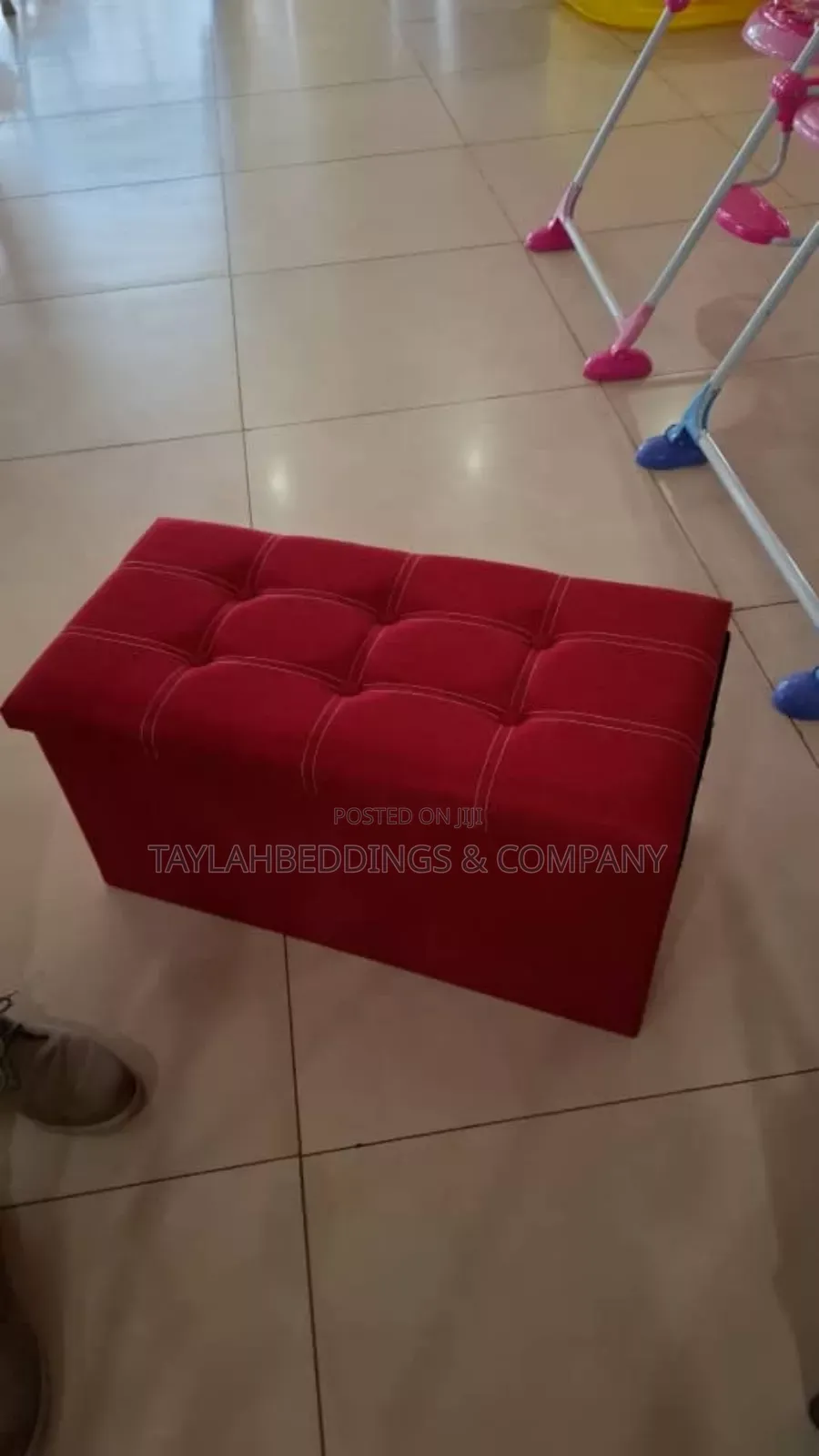Ottoman Empire Chest Block Bench Home Storage Sofa Stool