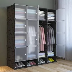 Four Column Plastic Closet Back