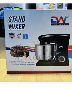 Digiwave 8ltr Stand Mixer 1200W 6 Power Level With Cover