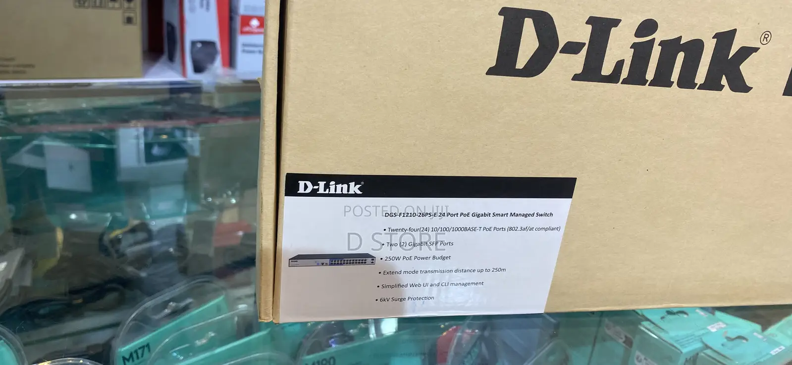 D-Link 24port Poe Gigabit Smart Managed Switch