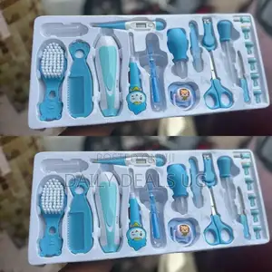 Blue and White Baby Grooming Kit