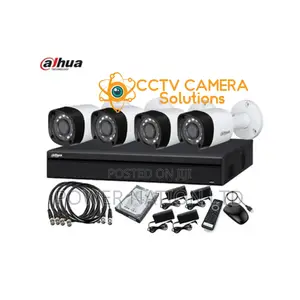 4 Channel Dahua CCTV Camera Full Kit