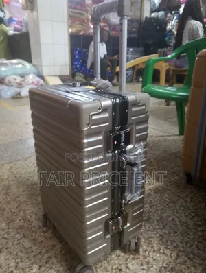 Noble Aluminium Plastic Suitcases. Medium.( Gold)