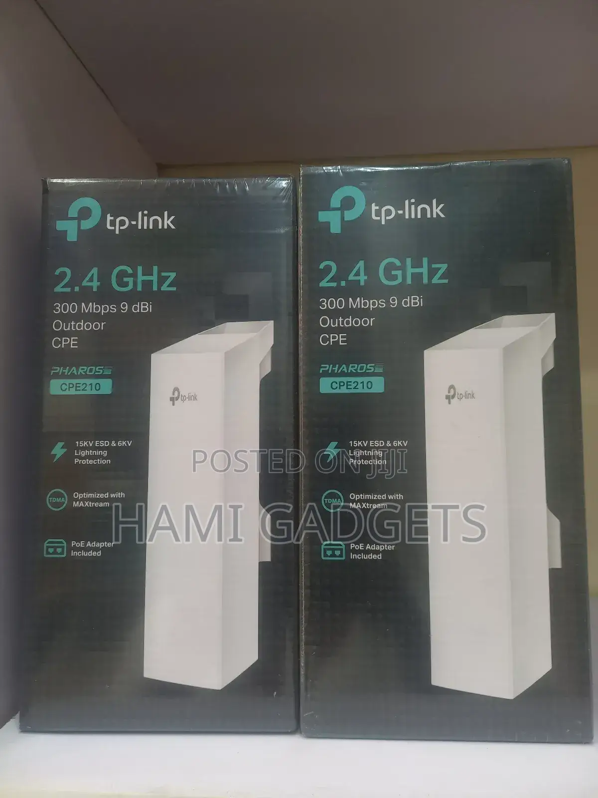Tplink Outdoor Cpe 210 2.4gh 300mbps 9dbi
