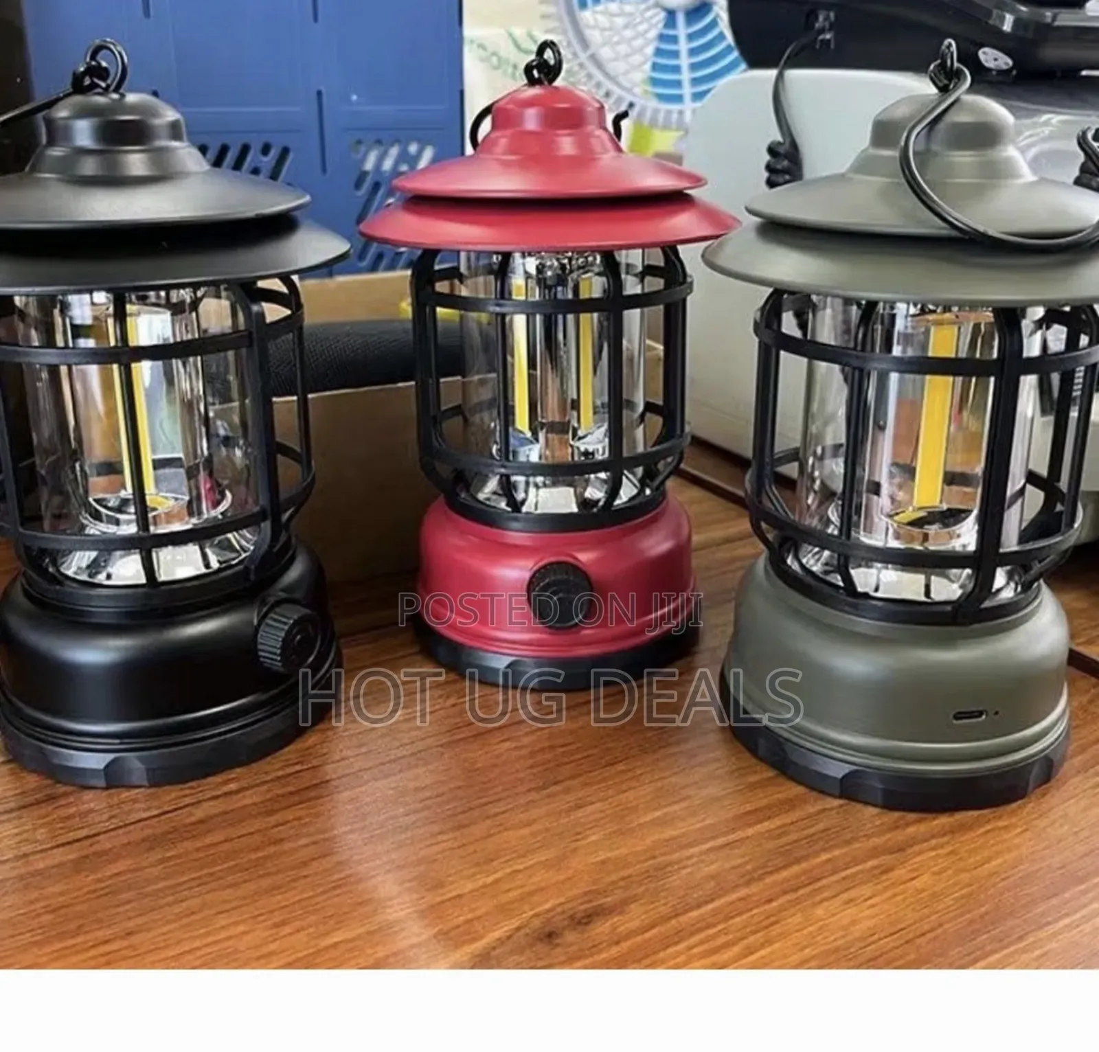 Rechargeable Camping Light Lantern-Multi Color