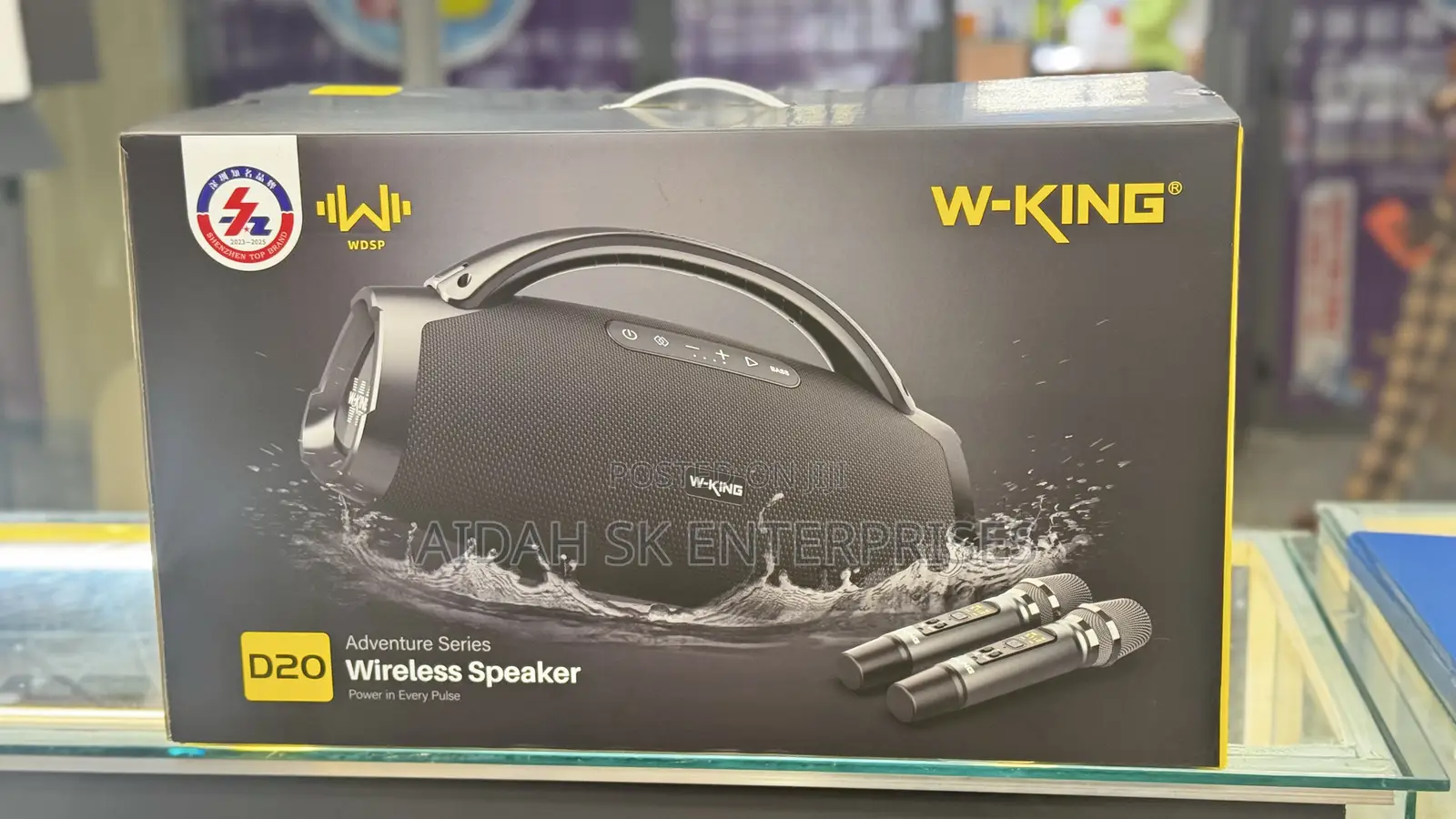 W-King D20 With Two Mic’S Bluetooth Speaker