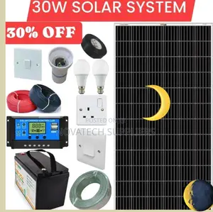 30W Solar System Full Kit / Sunshine Solar
