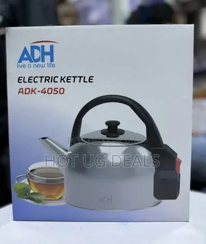 Adh Fast Boiling Electric Kettle 5 Liters - Silver