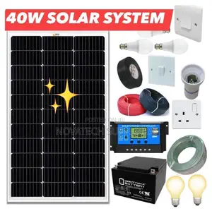 40W Solar Energy System Kit/ Complete Package