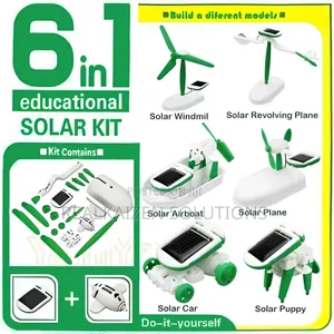 EKTA 6 in 1 Children Educational Robotics Solar DIY Kit