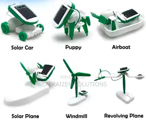 EKTA 6 in 1 Children Educational Robotics Solar DIY Kit