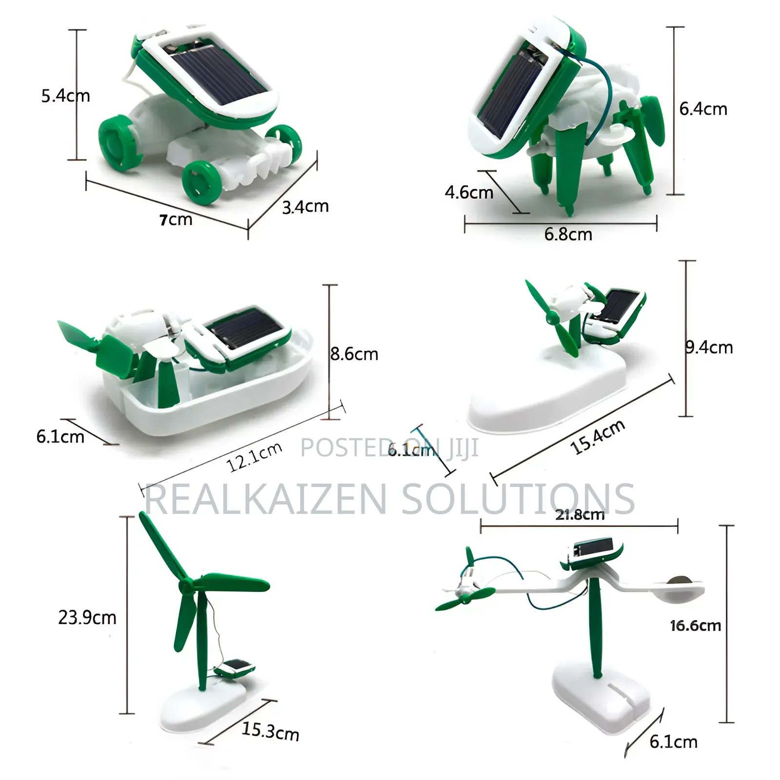 EKTA 6 in 1 Children Educational Robotics Solar DIY Kit