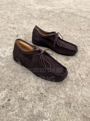 Swift Clarks Black/Brown Suede Shoes