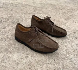 Loftus Clarks Black/Brown Suede Shoes