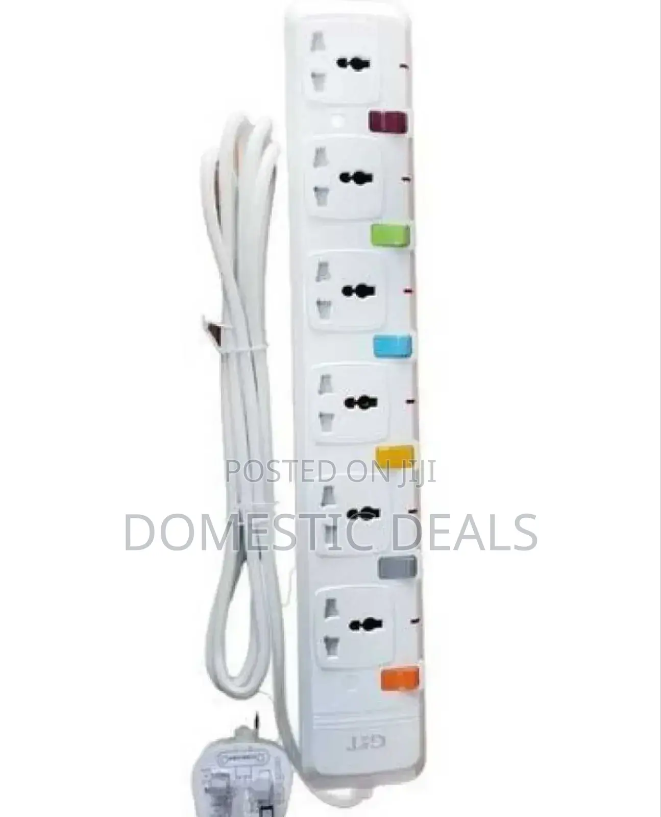 G T UK 6 Ways Extension Socket