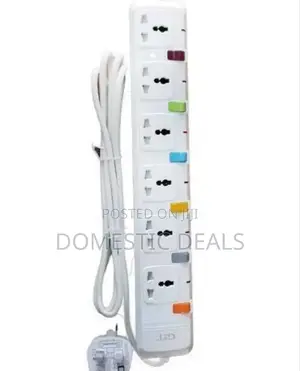 G T UK 6 Ways Extension Socket