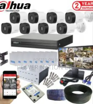 8 Channel Dahua Linkedin CCTV Camera Full Kit