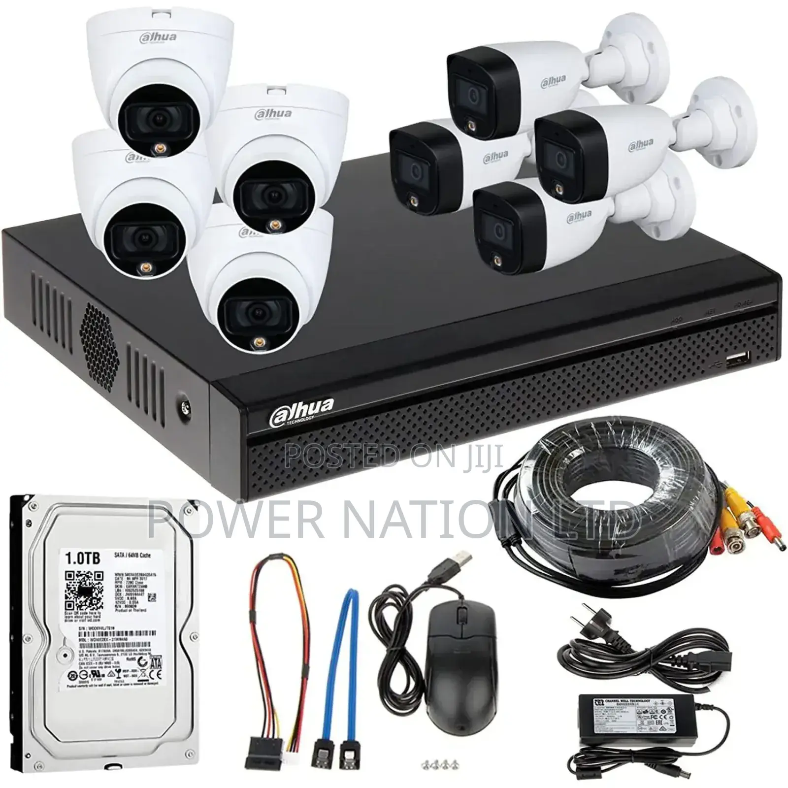 8 Channel First Dual Dahua CCTV Camera Full Kit