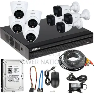 8 Channel First Dual Dahua CCTV Camera Full Kit