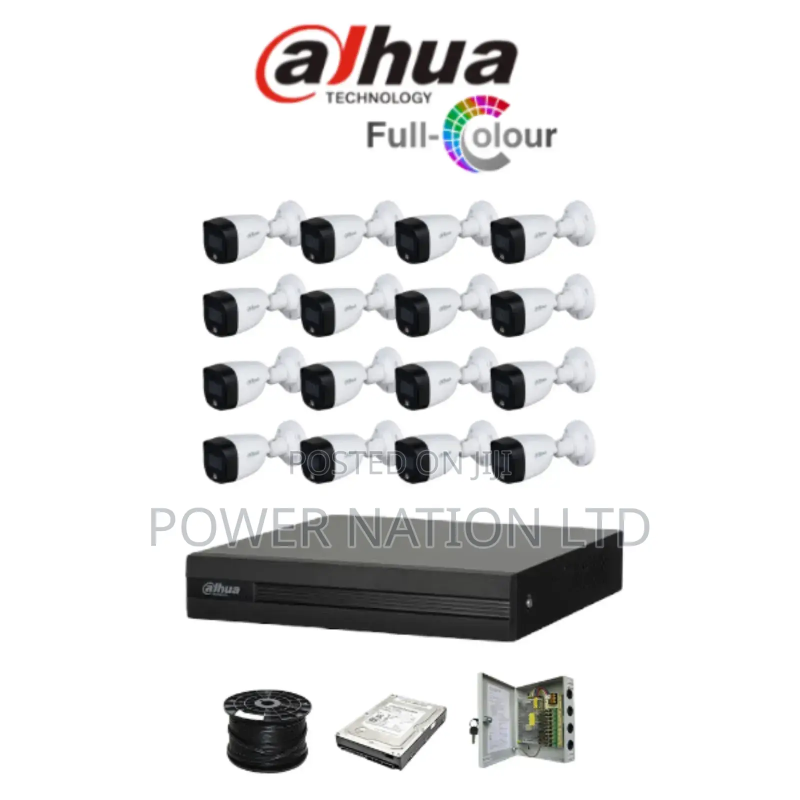 16 Channel Dahua CCTV Camera Full Kit