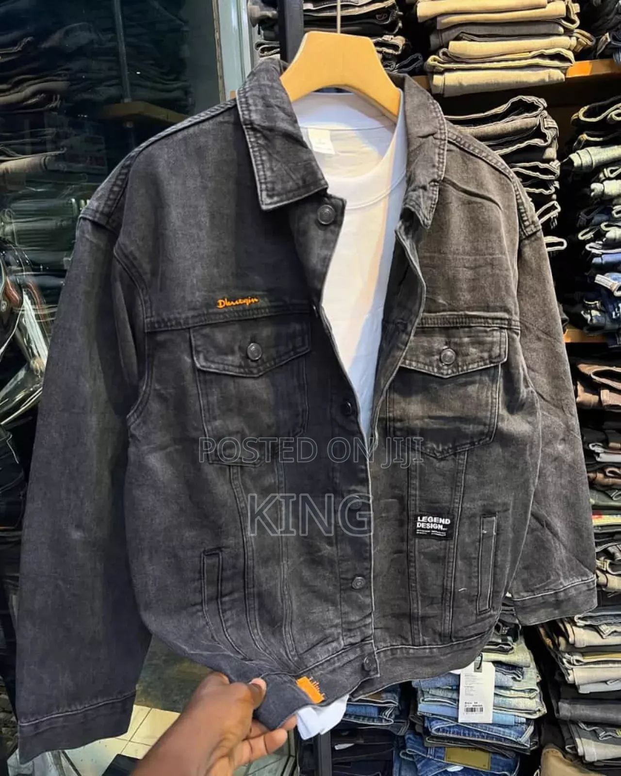 Optimum Grey Jacket. Jean Jackets