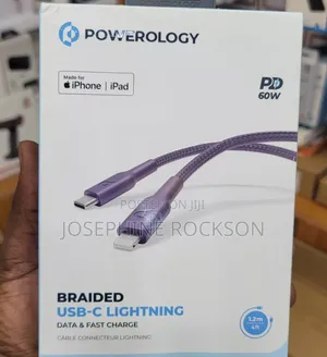 Powerology Braided USB C Lightning Cable