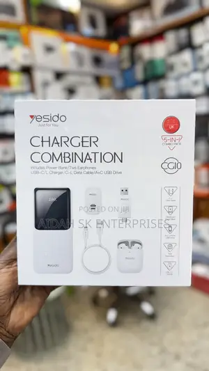 Yesido 5 in 1 Combo Pack Charger Combination
