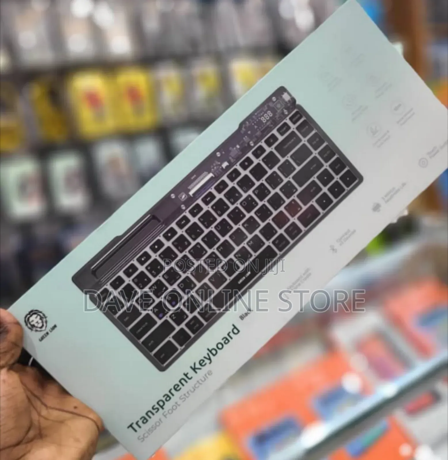 Original Green Lion Transparent Keyboard