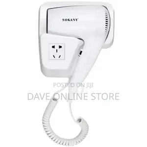 Wall Mounted Hair Dryer With Fast Drying Results