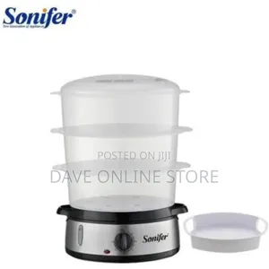 Electric Food Steamer for Cooking, 3 Tiers Vegetable Steamer