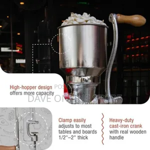 Manually Operated Metalic Grinder Mill for Groundnuts Coffee