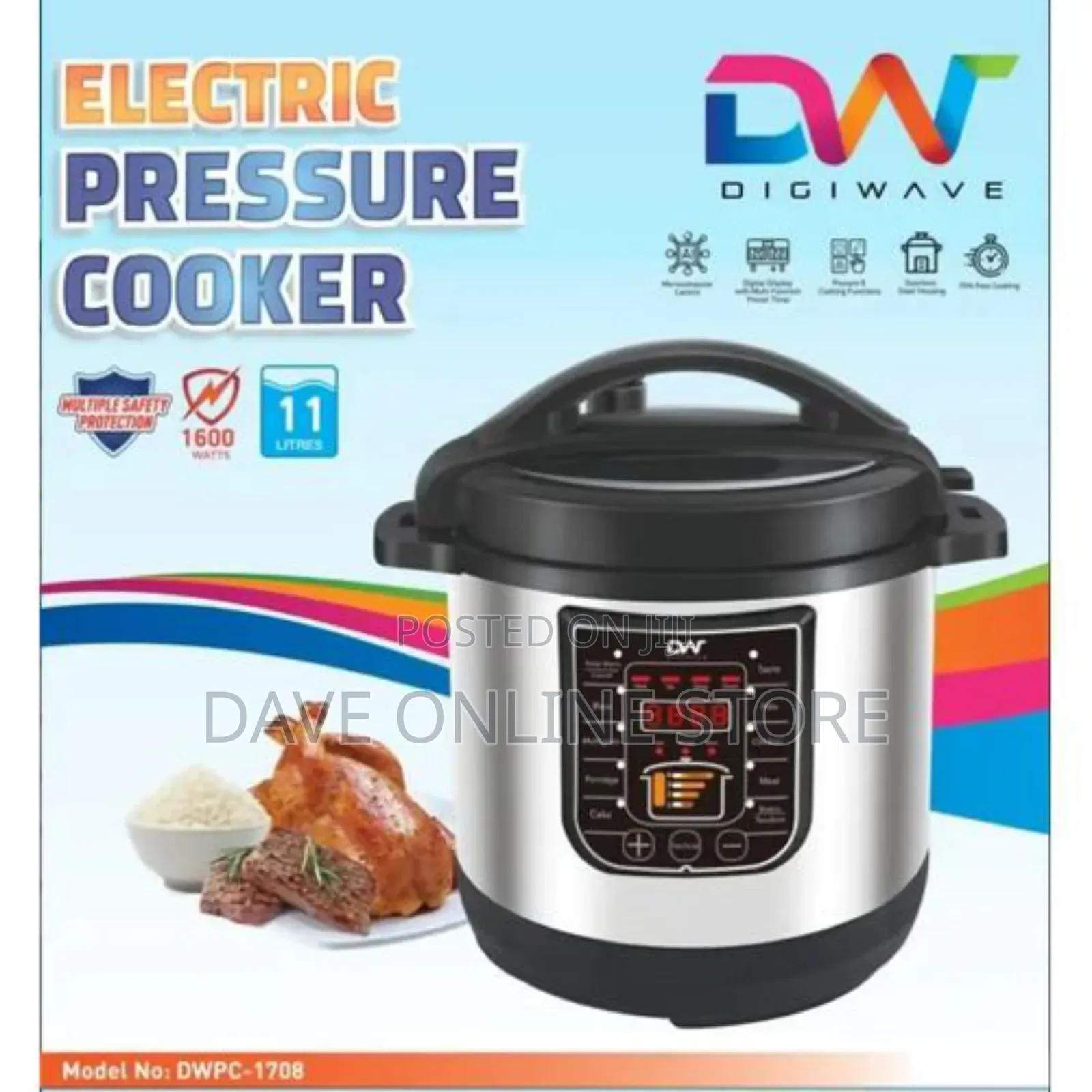 11 Litres DW Electric Pressure Cooker