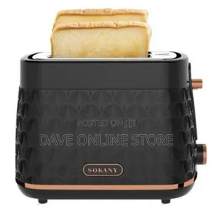 Sokany 2 Slices Electric Bread Toaster-Black