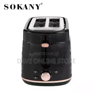 Sokany 2 Slices Electric Bread Toaster-Black