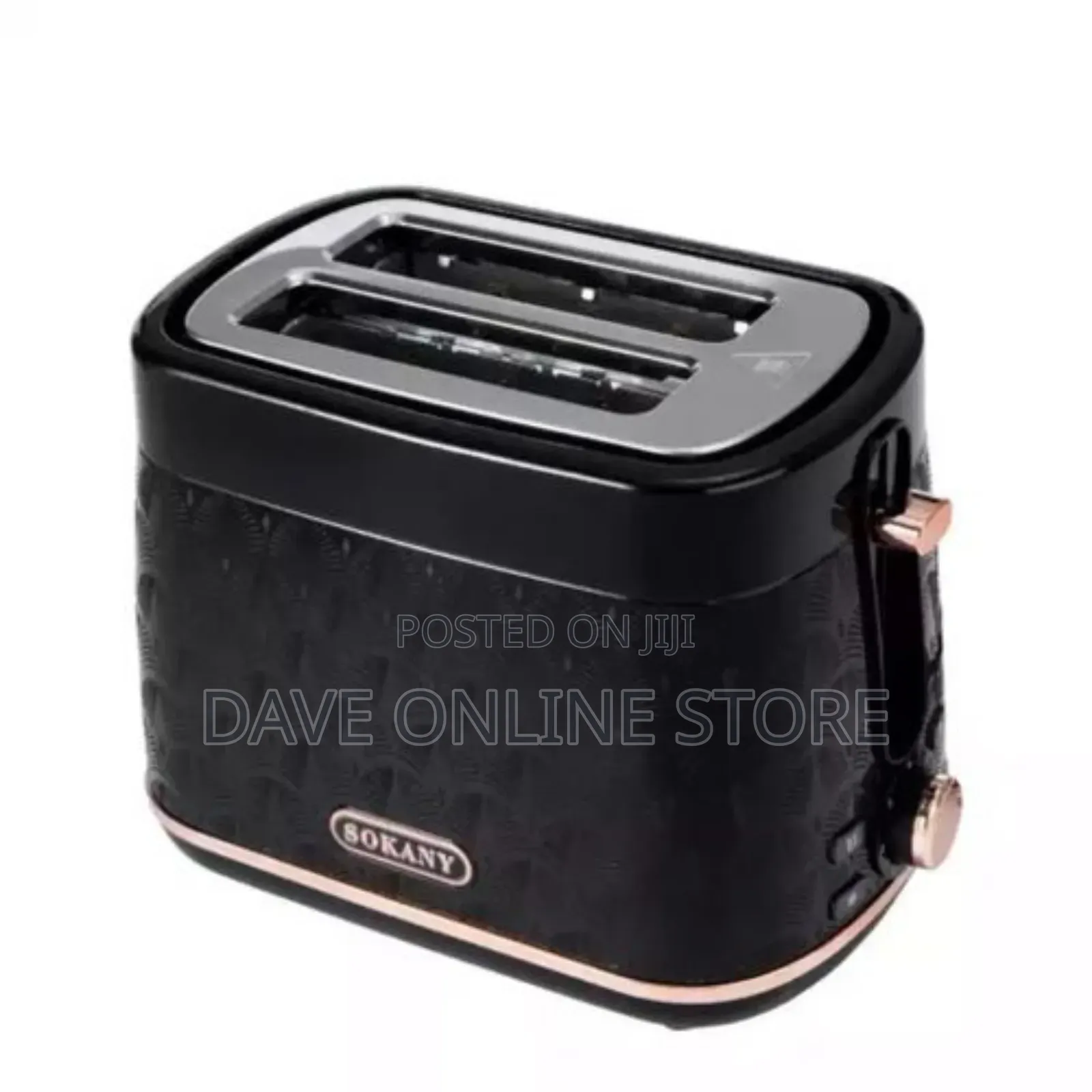 Sokany 2 Slices Electric Bread Toaster-Black