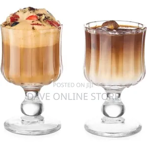 6 Pc's Irish Coffee Glasses - Espresso Cups for Coffee Bar