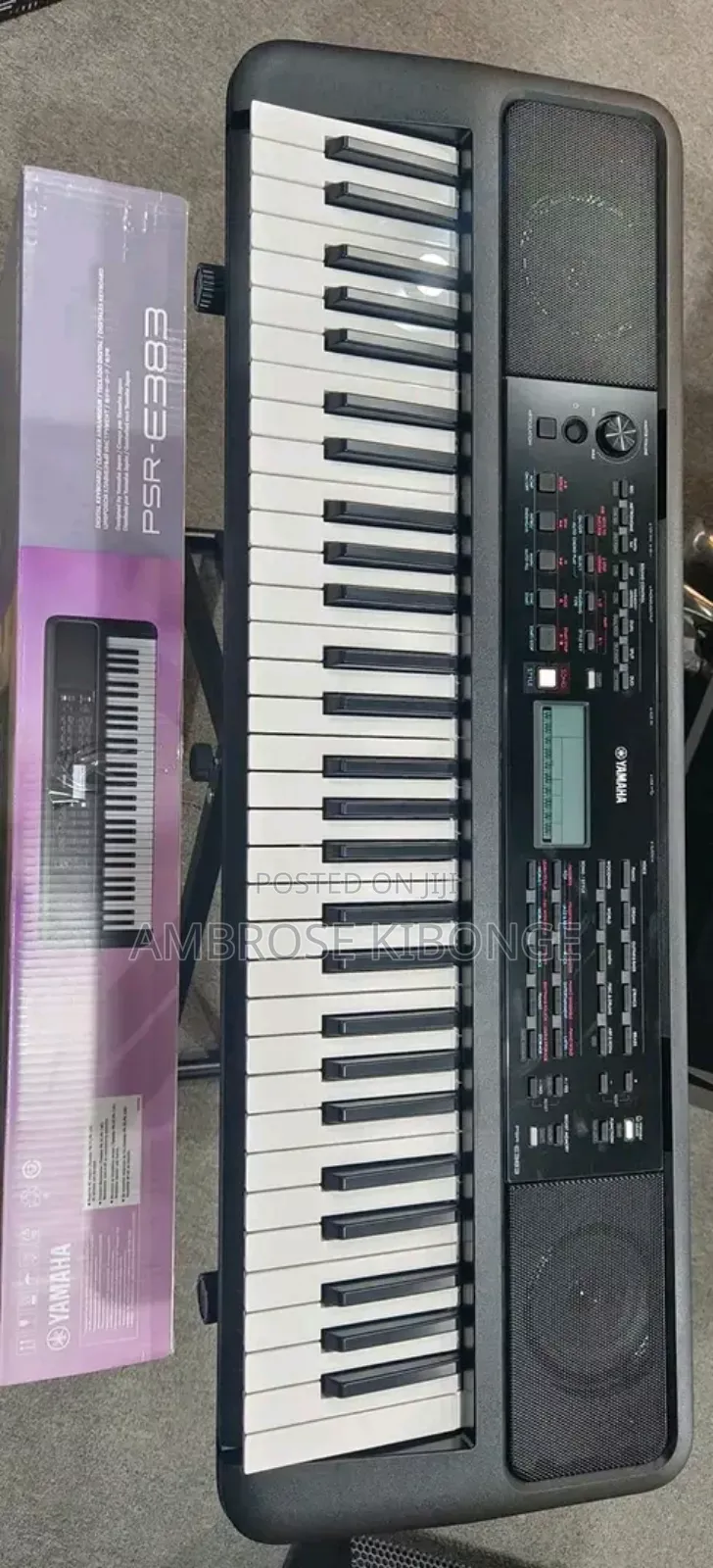 Original Yamaha PSR E383 in-Buit Functions Piano Keyboards